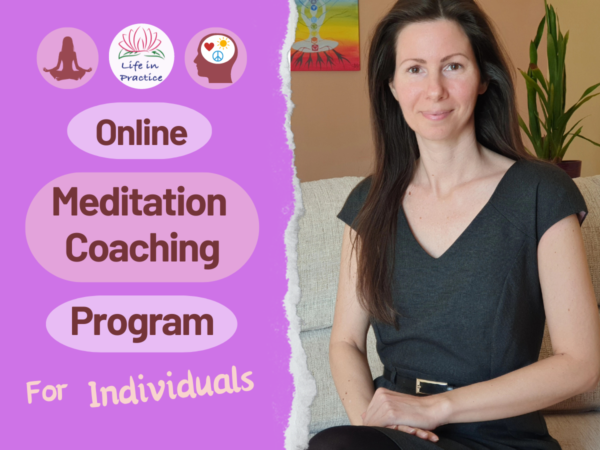 Online Meditation Coaching, Program for Individuals
